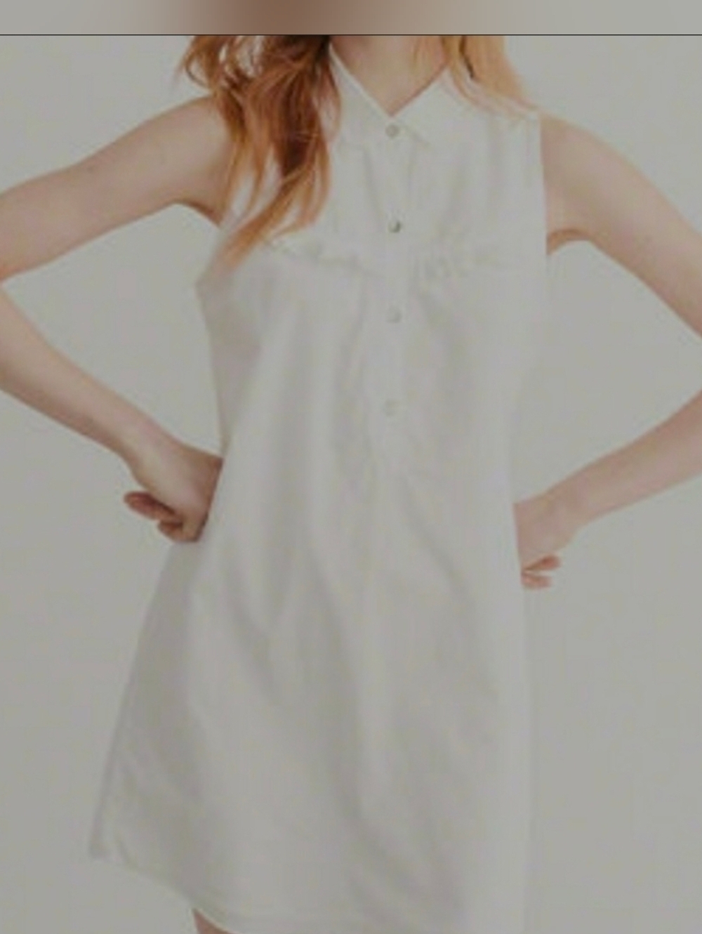 Abercrombie & Fitch M White Cotton Dress Beach Cover Up Medium